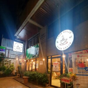 nearby